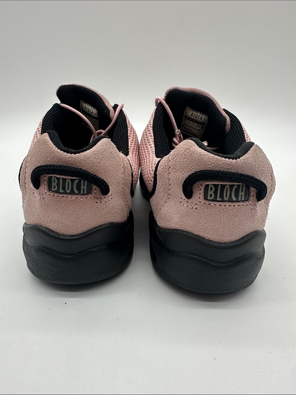 Bloch Boost Pink and Black Mesh Split Sole Dance Sneakers - Picture 3 of 9